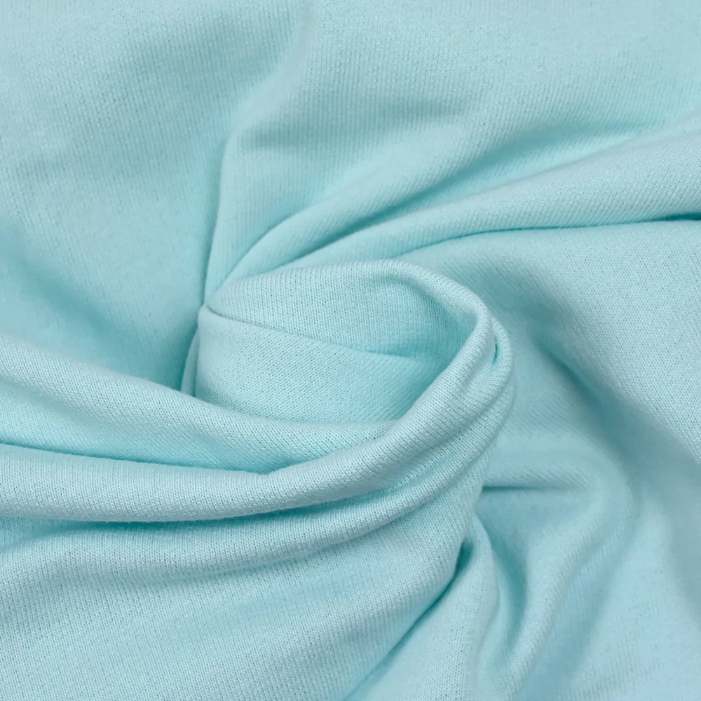 Molleton coton french terry ciel - Image 2