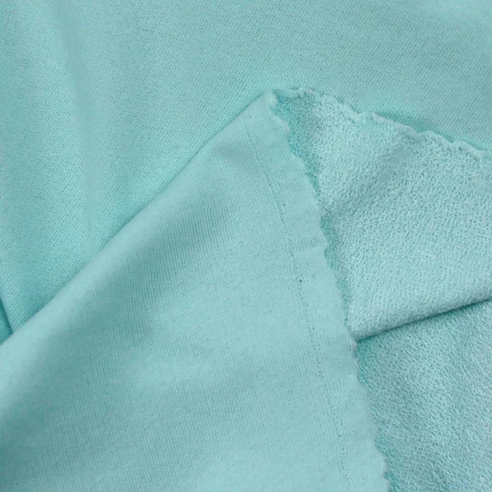 Molleton coton french terry ciel - Image 3
