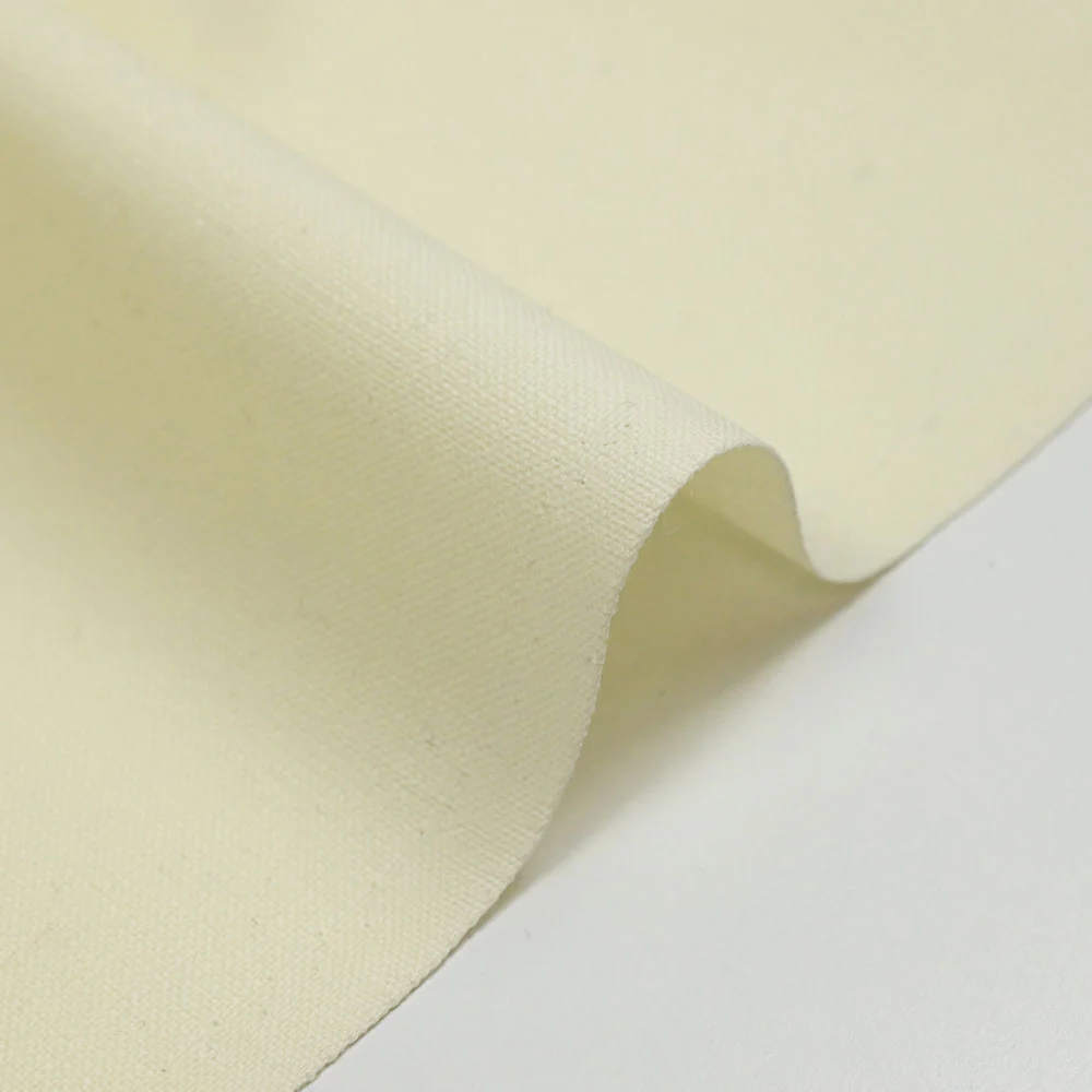 Natté polyester jaune beurre - Image 4