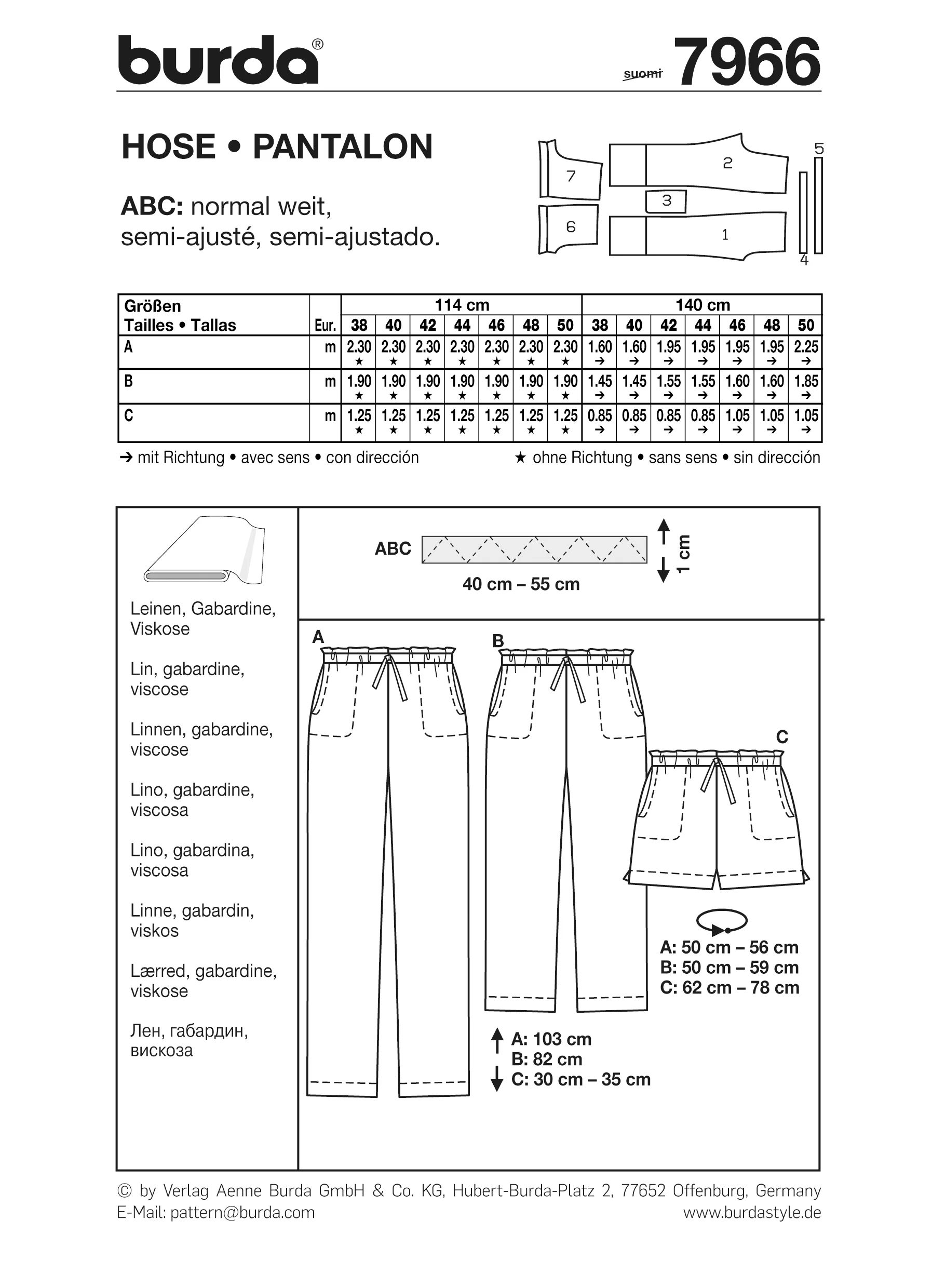 Patron n°7966 : Pantalon - Image 6