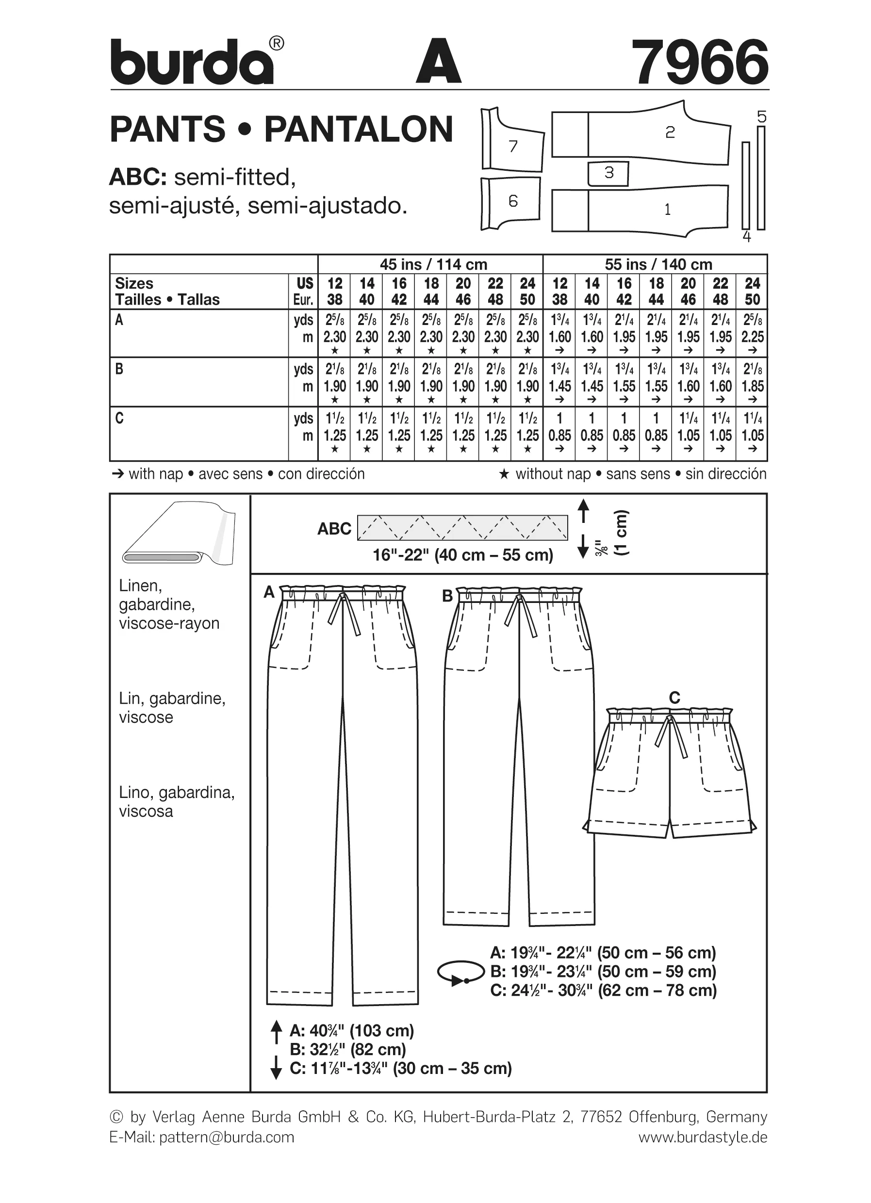Patron n°7966 : Pantalon - Image 7