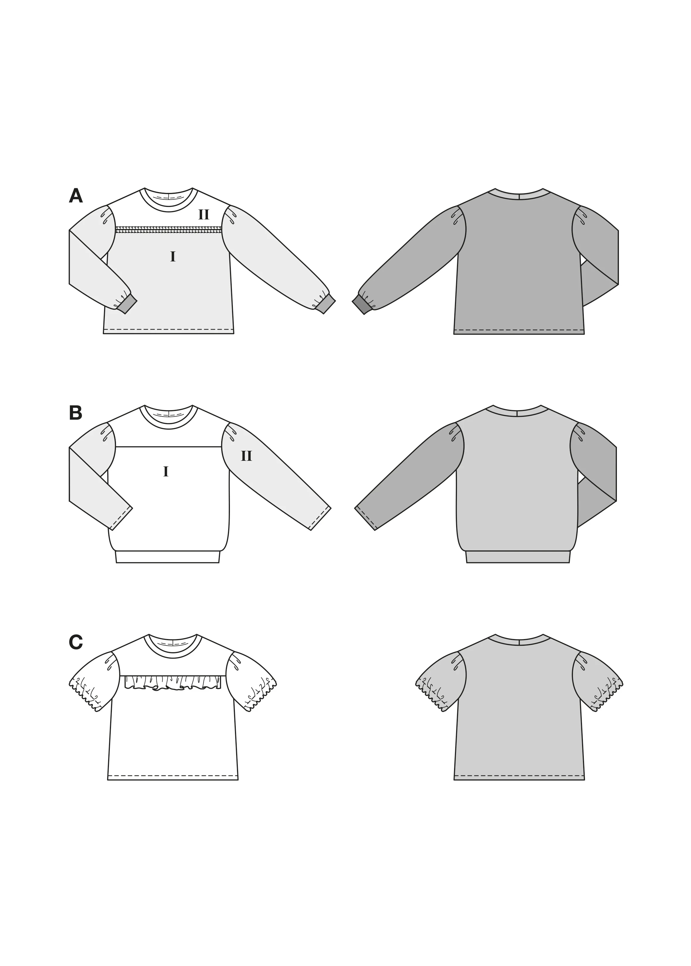 Patron Burda n°5650 : Sweat - Image 2