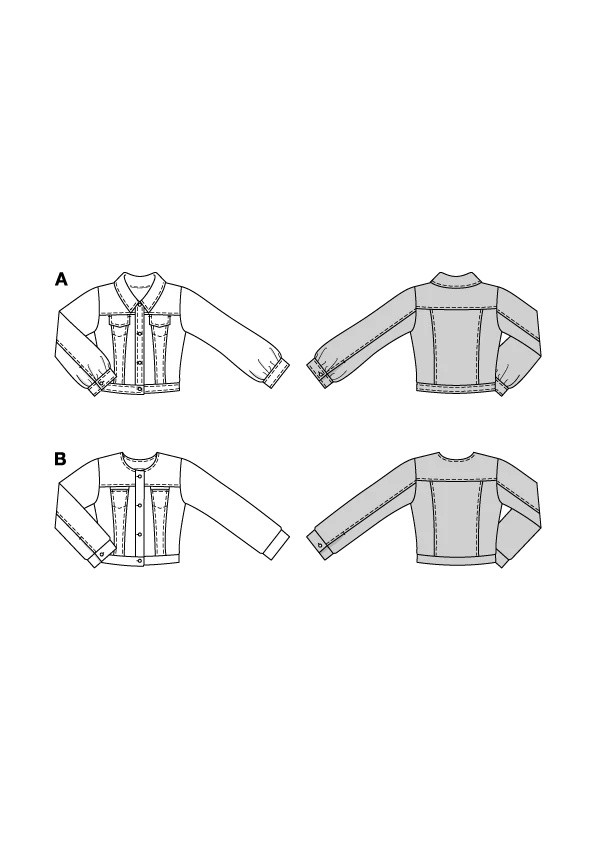 Patron Burda n°5749 : Veste - Image 2