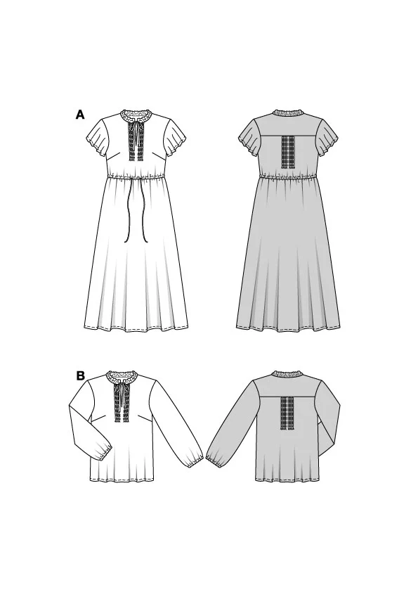 Patron Burda n°5823 : Robe & Blouse - Image 2