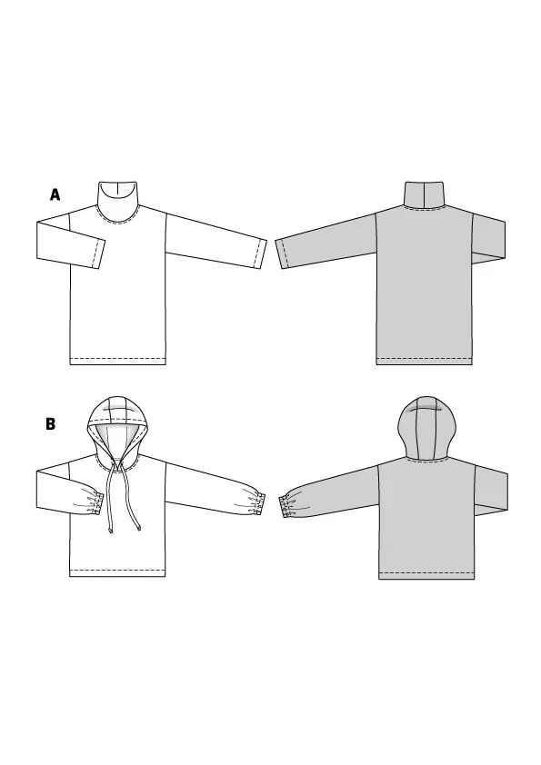 Patron Burda n°5867 : Pull - Image 2