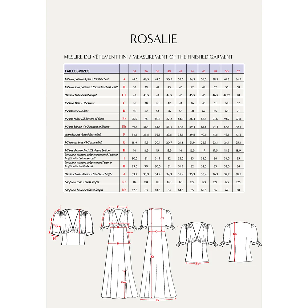 Patron de couture robe ROSALIE - Image 3