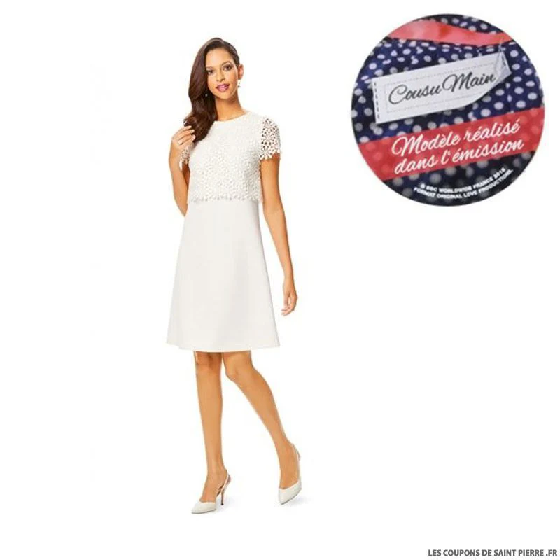 Patron N°6628 Burda : Robe d'été COUSUMAIN 3 - Image 4
