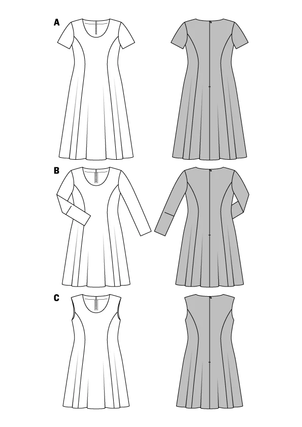 Patron N°6680 Burda style : Robe - Image 2