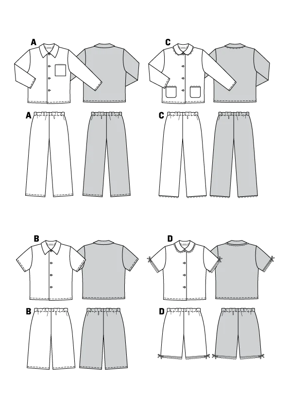 Patron n°9747 : Pyjamas - Image 2