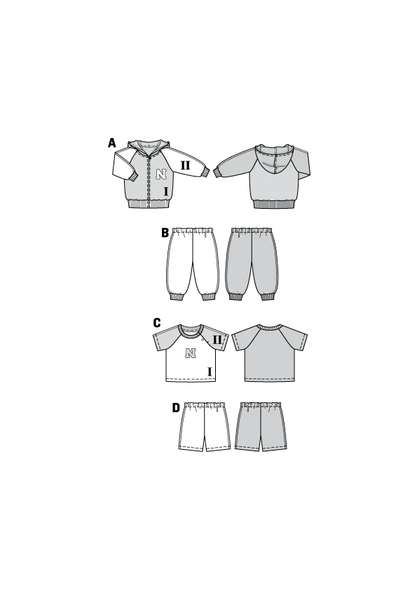Patron n°9748 : Ensemble bébé - Image 2