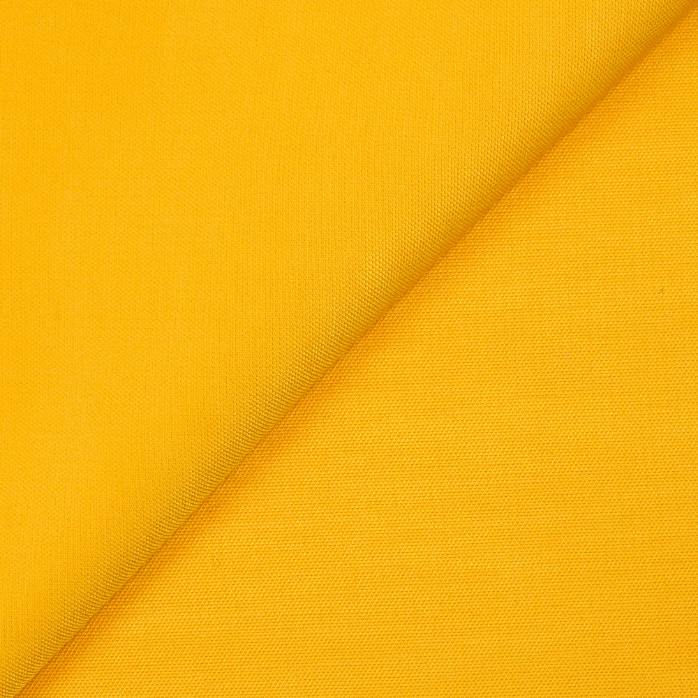 Piqué de viscose jaune tournesol