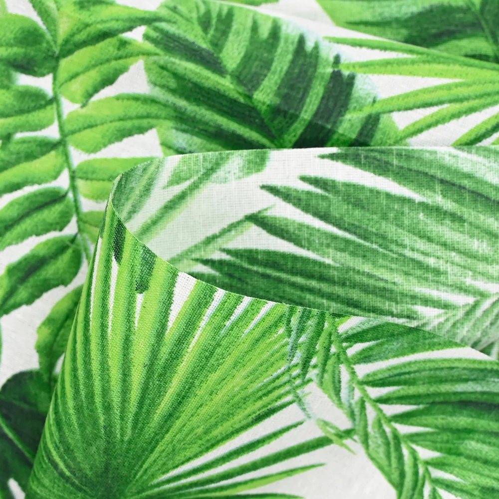 Polycoton imprimé monstera - Image 4