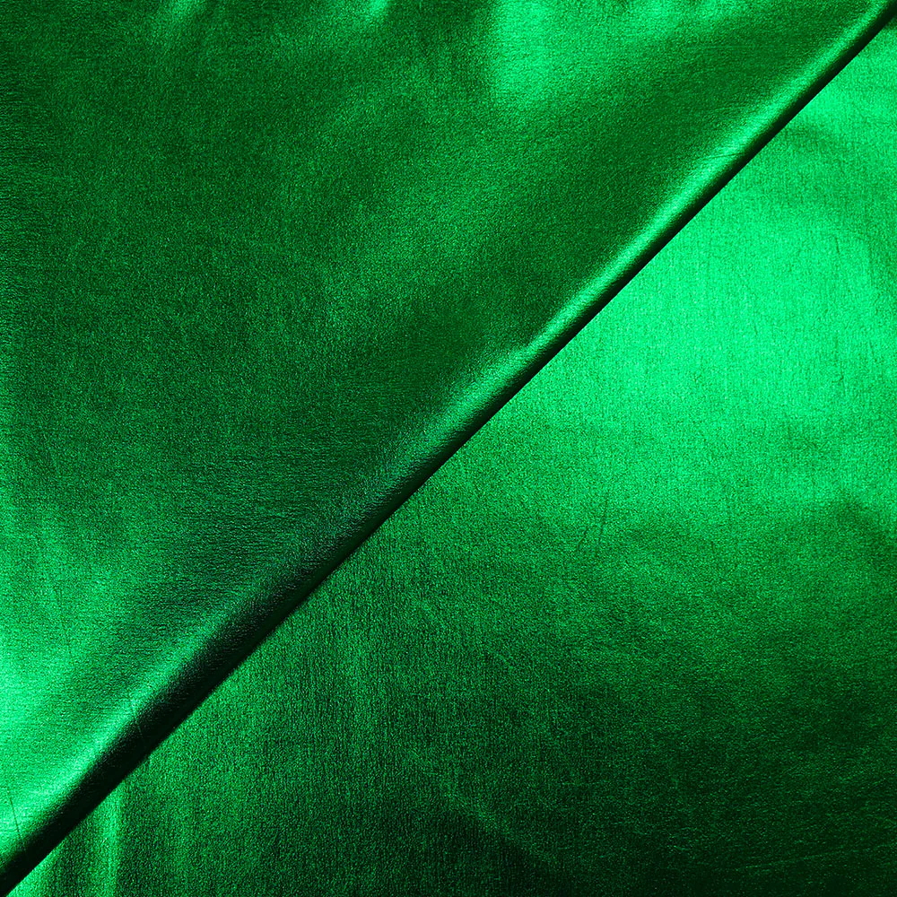 Polycoton lamé Paola vert
