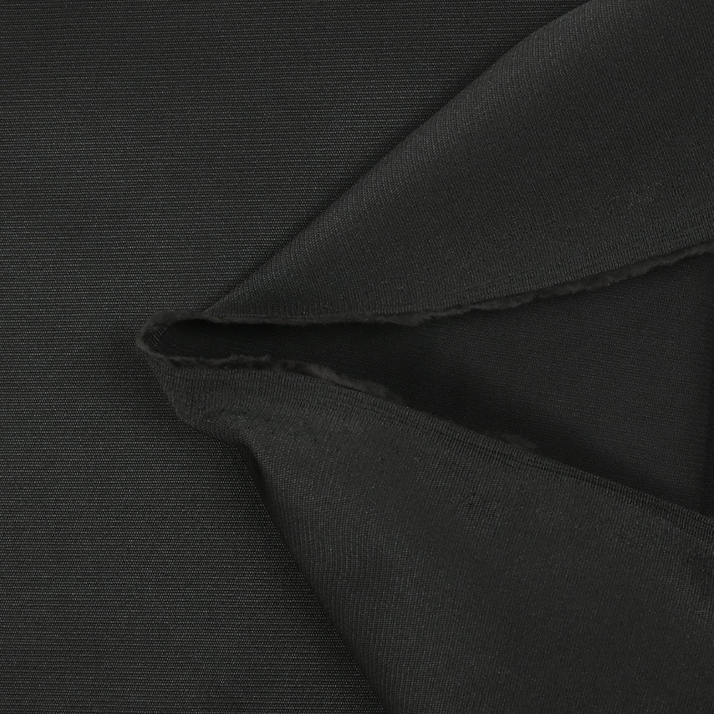 Polycoton satiné noir - Image 4