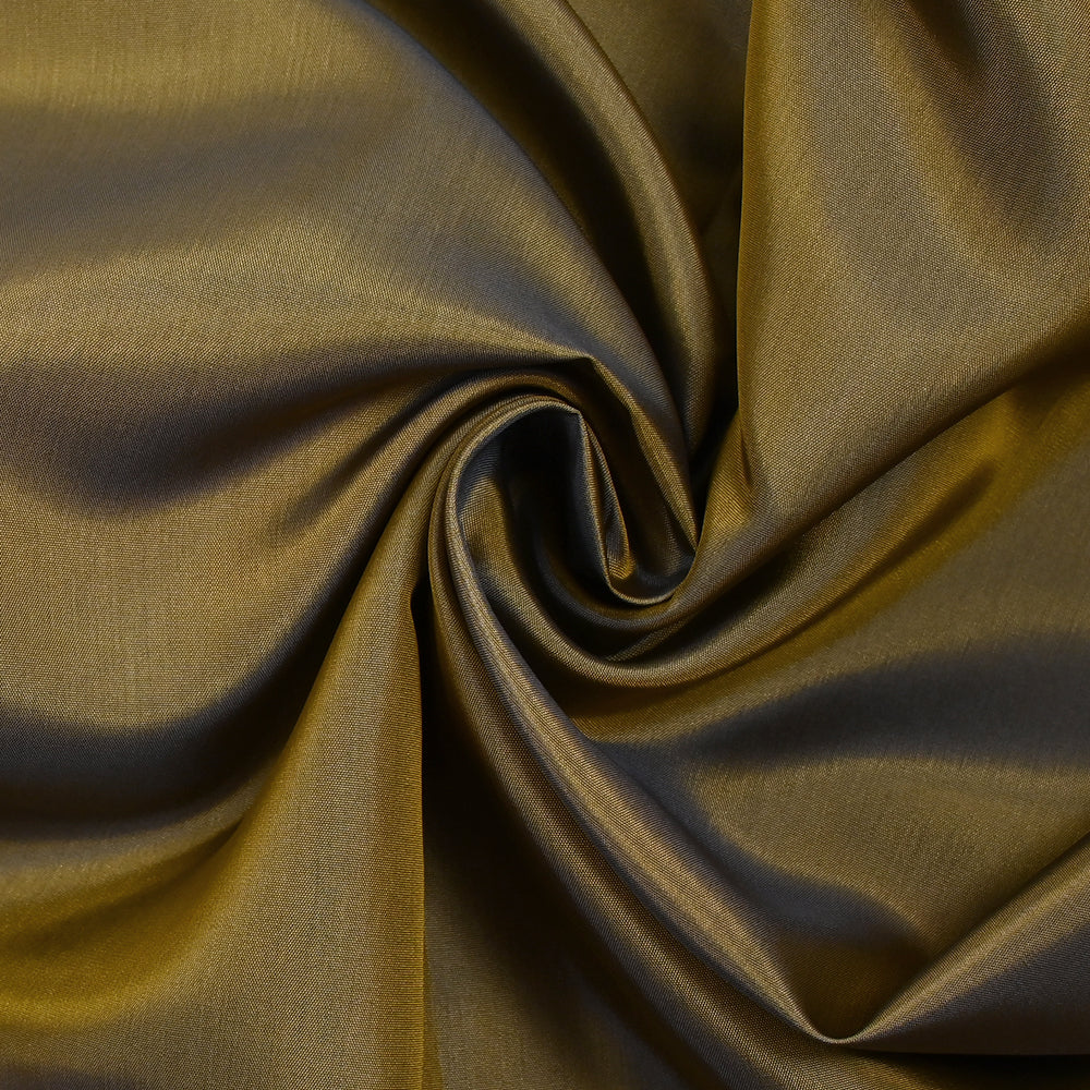 Polyester changeant ocre et marine - Image 2