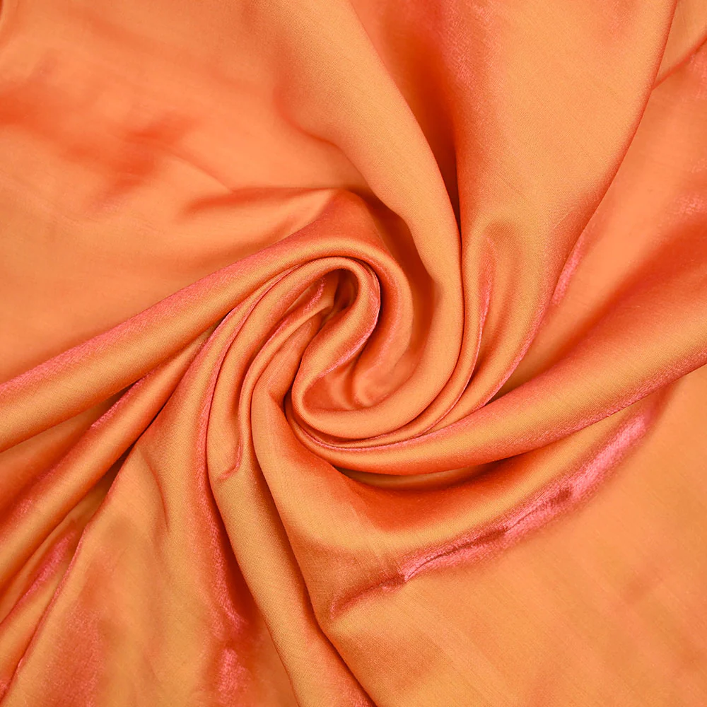 Polyester changeant Roxane tangerine - Image 2