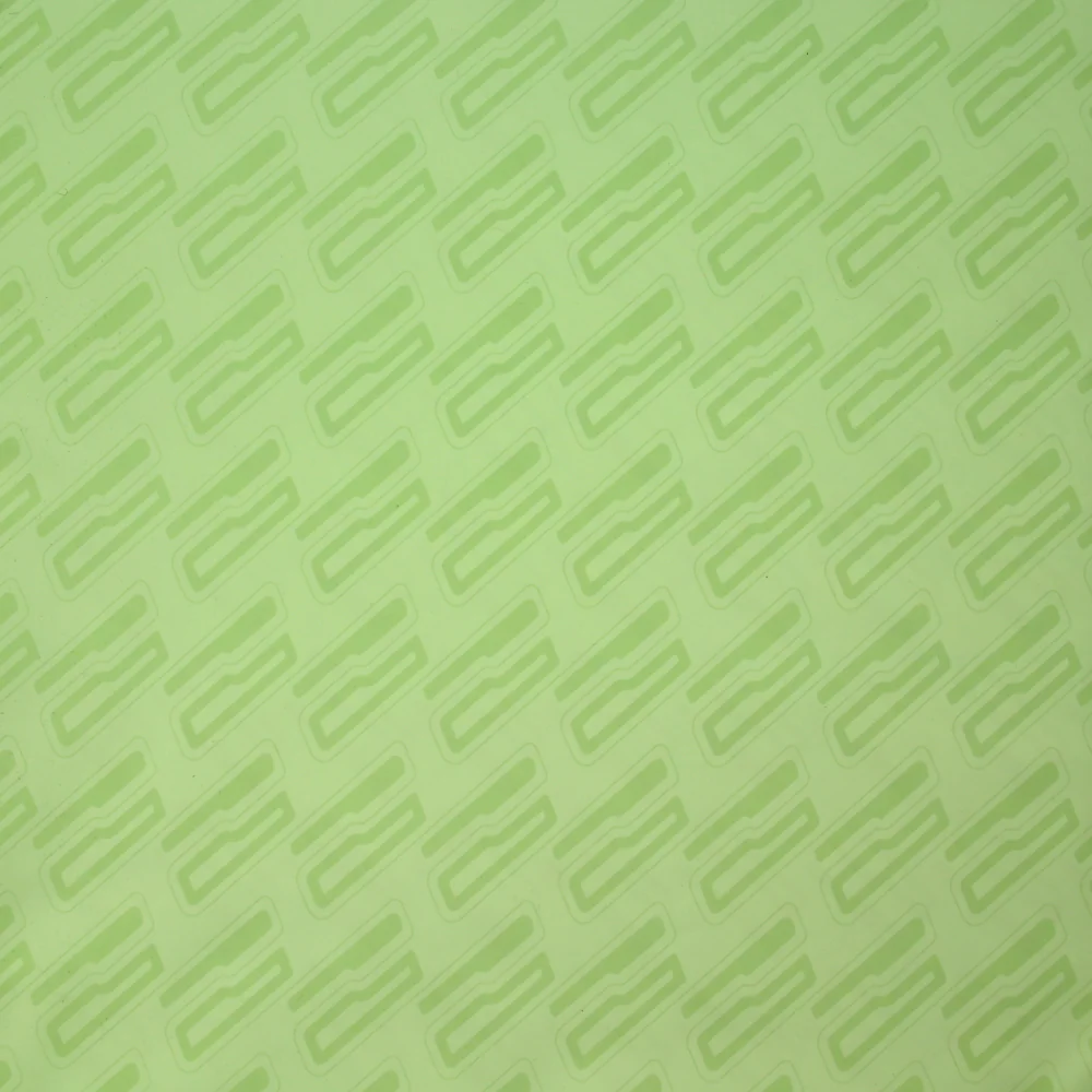Polyester déperlant imprimé fantaisie vert
