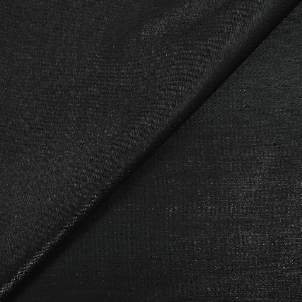 Polyester effet lamé noir