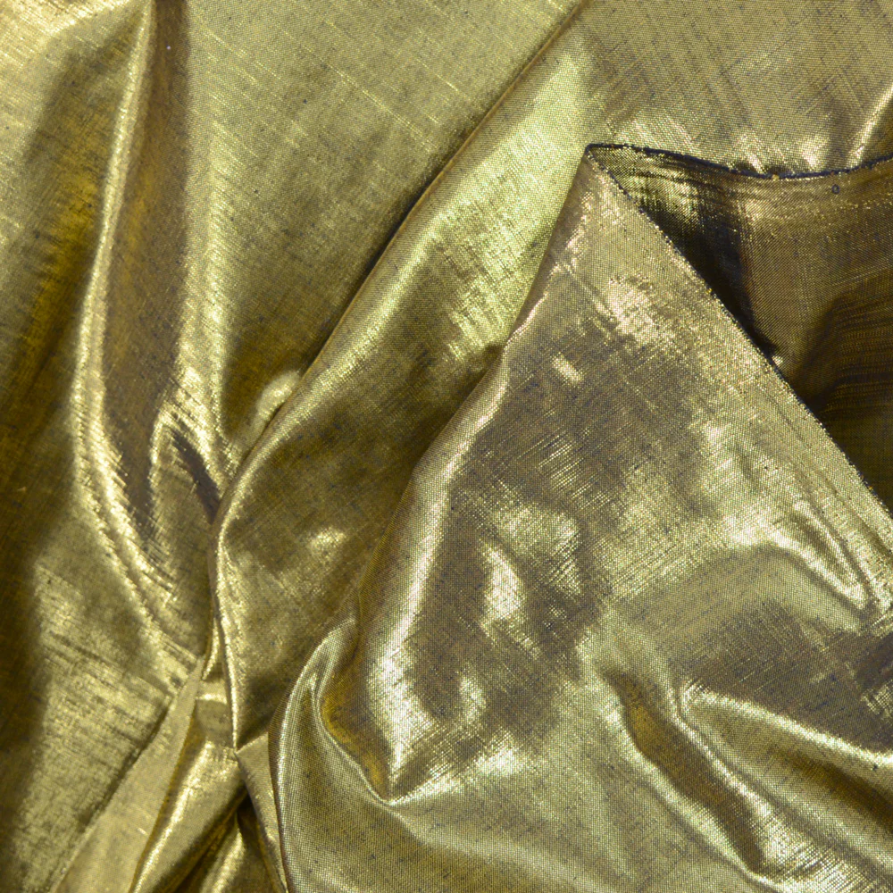 Polyester lamé plaqué or - Image 3