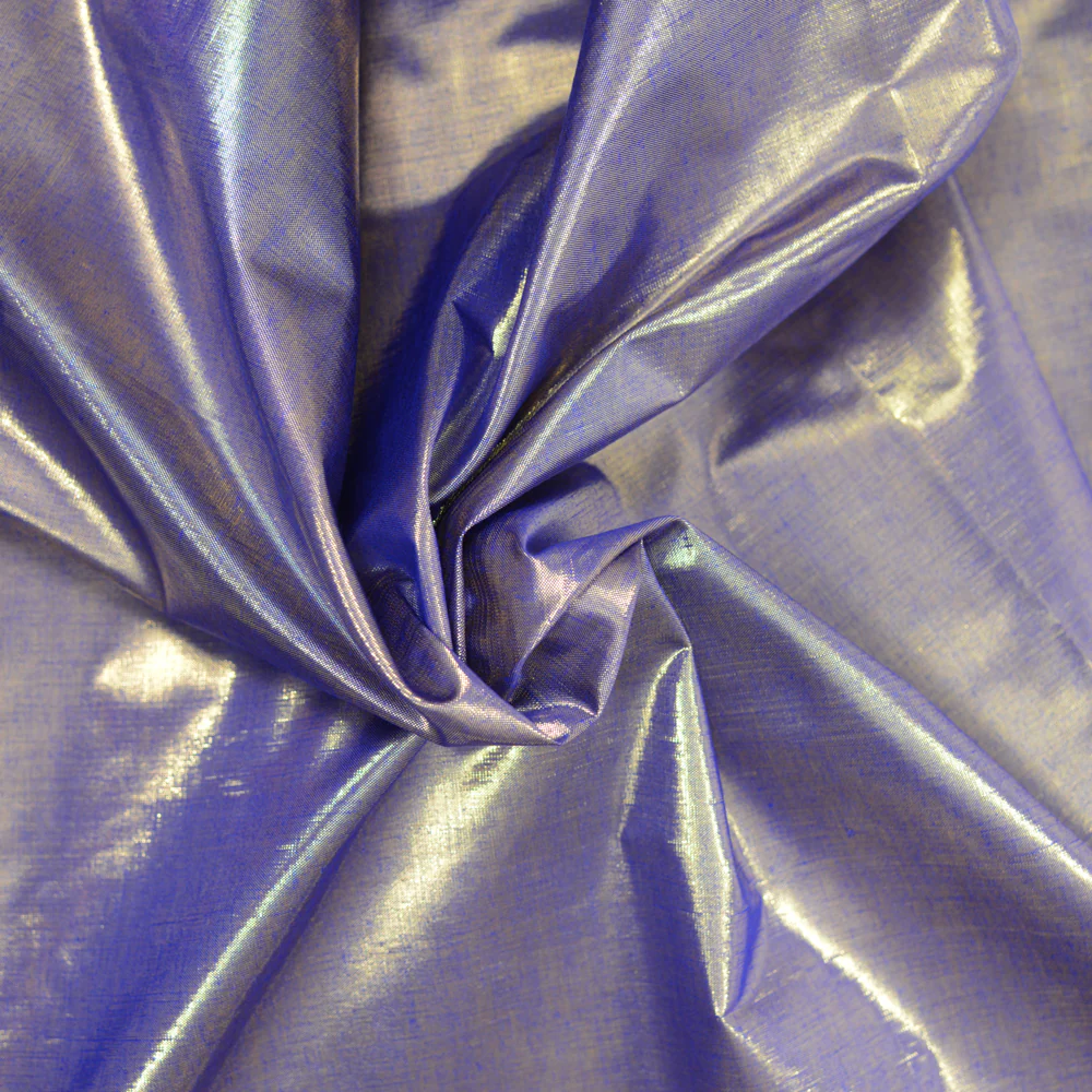Polyester lamé violet - Image 2