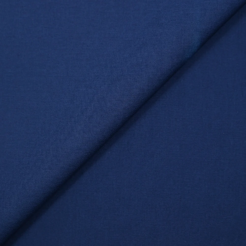 Popeline de coton bleu marine