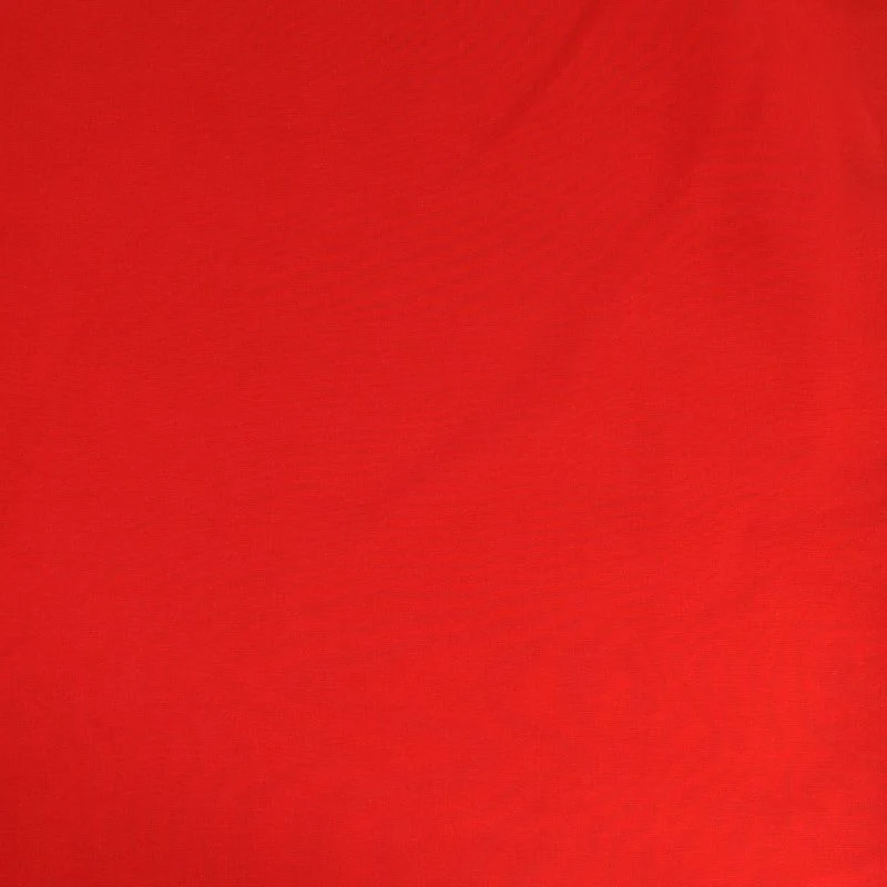Popeline de viscose rouge - Image 2