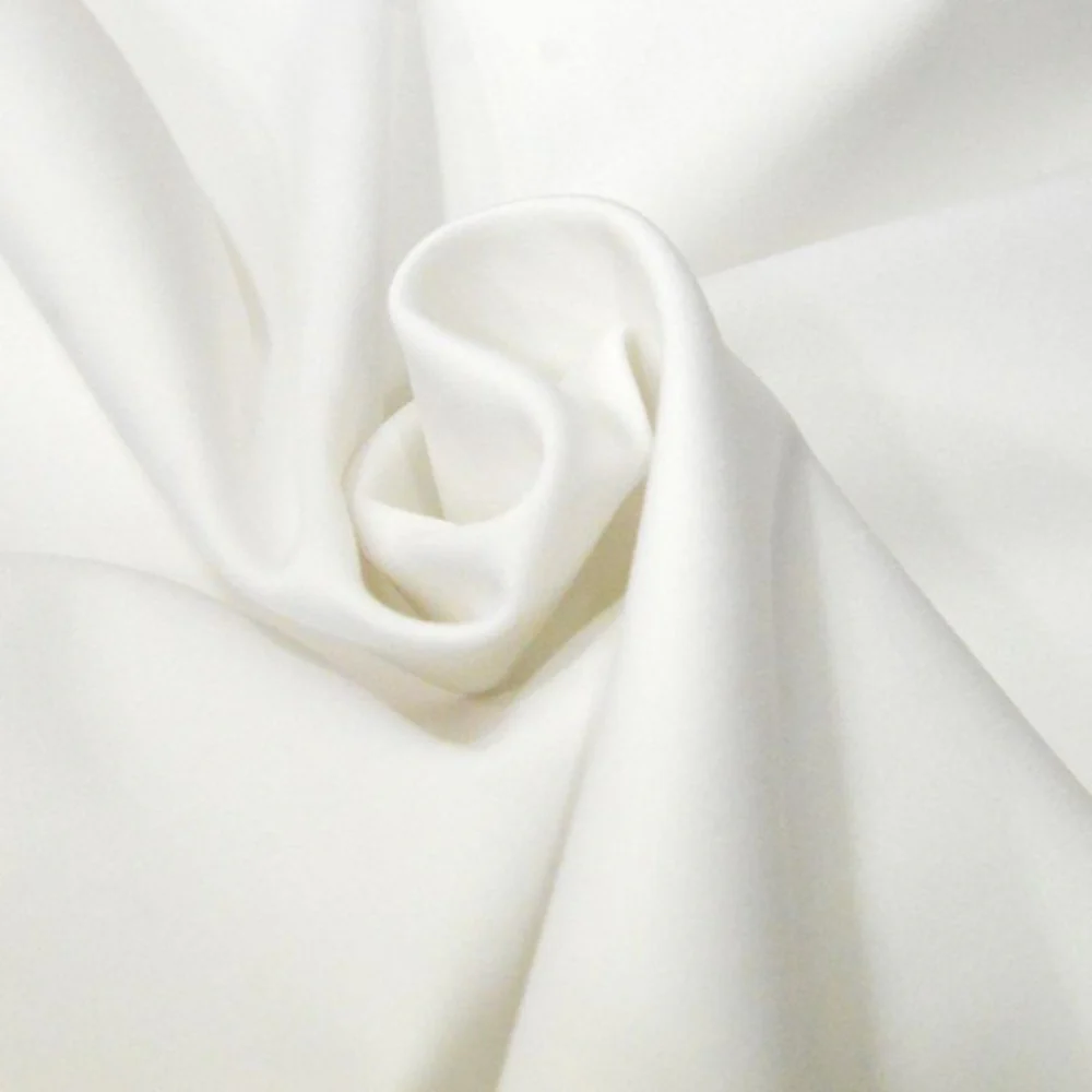 Satin de coton blanc - Image 2