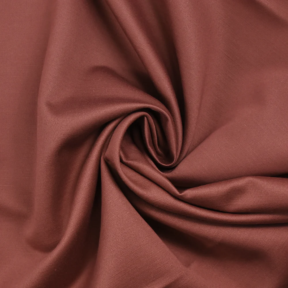 Satin de coton doupionné bois de rose - Image 2