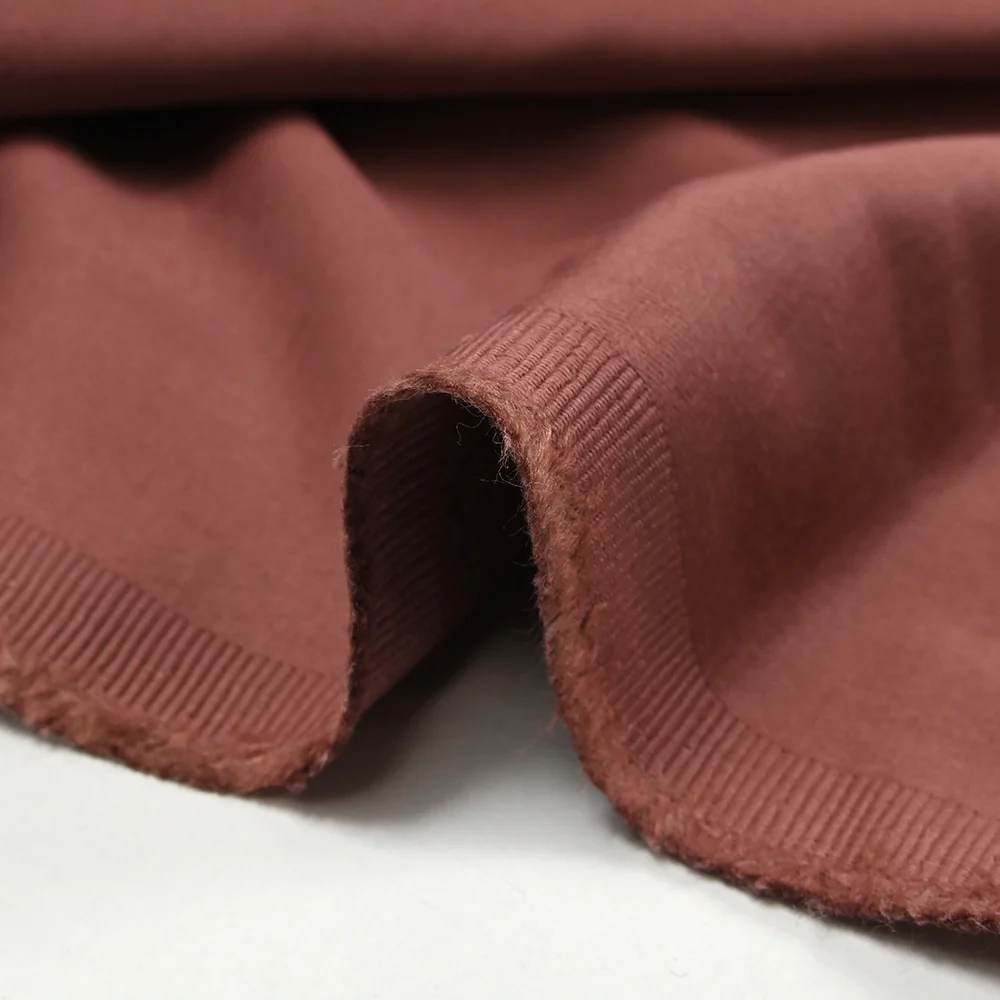 Satin de coton doupionné bois de rose - Image 4