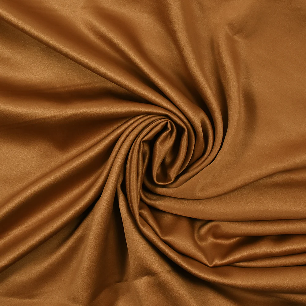 Satin de polyester léger cuivre - Image 2