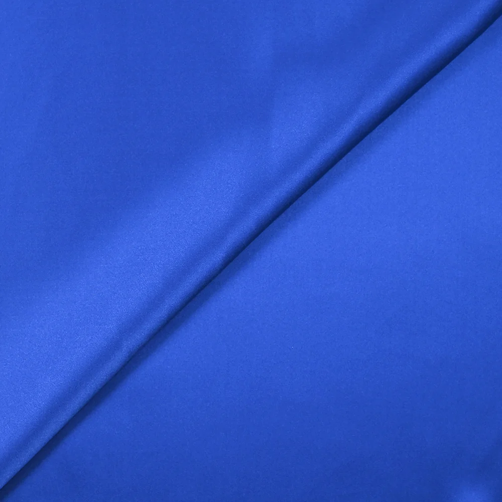 Satin de soie 100% bleu électrique - Image 5