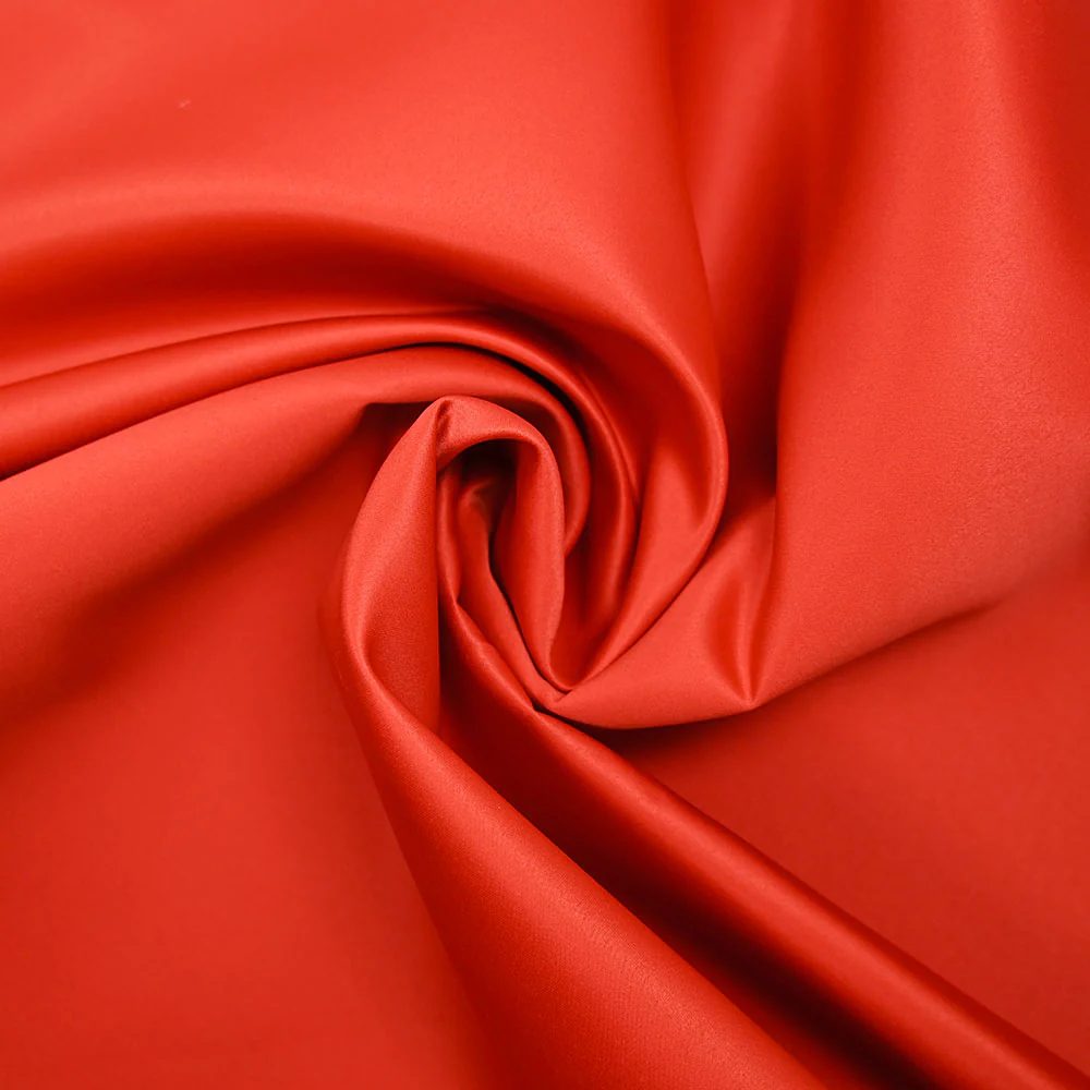 Satin duchesse polyester orange - Image 2