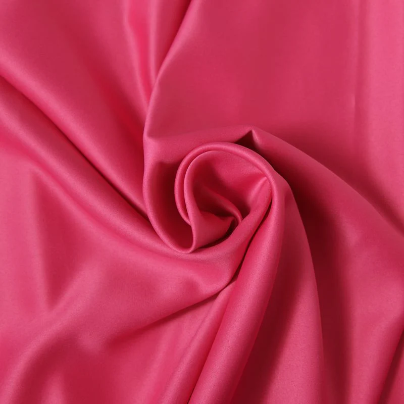 Satin mat toucher soie fuchsia - Image 2
