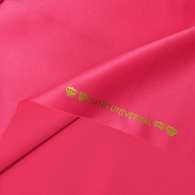 Satin mat toucher soie fuchsia - Image 4