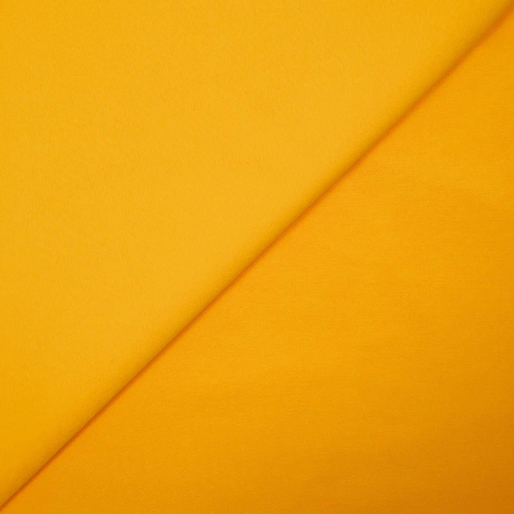 Satin polyviscose élasthanne jaune soleil