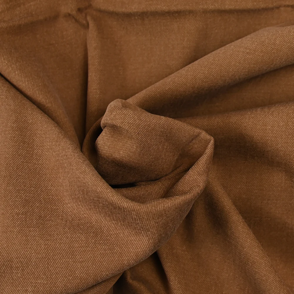 Sergé de coton camel - Image 2