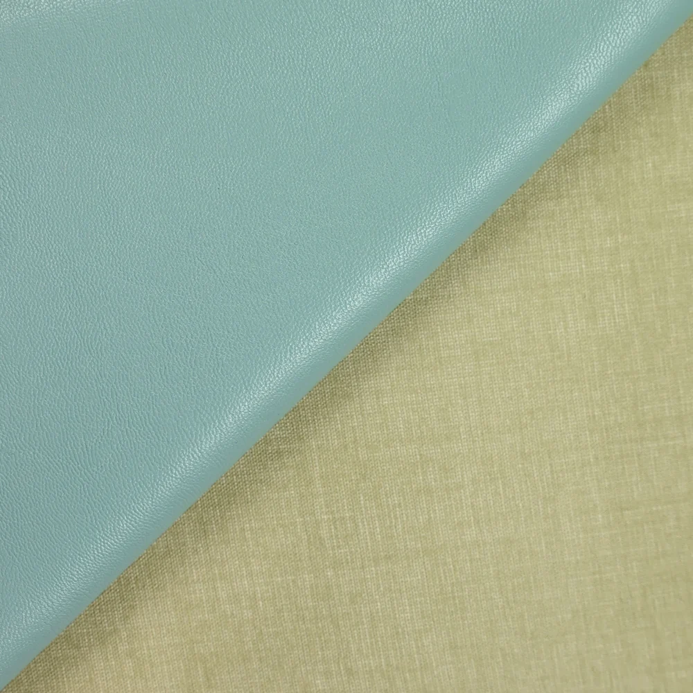 Simili cuir vert d'eau - Image 3
