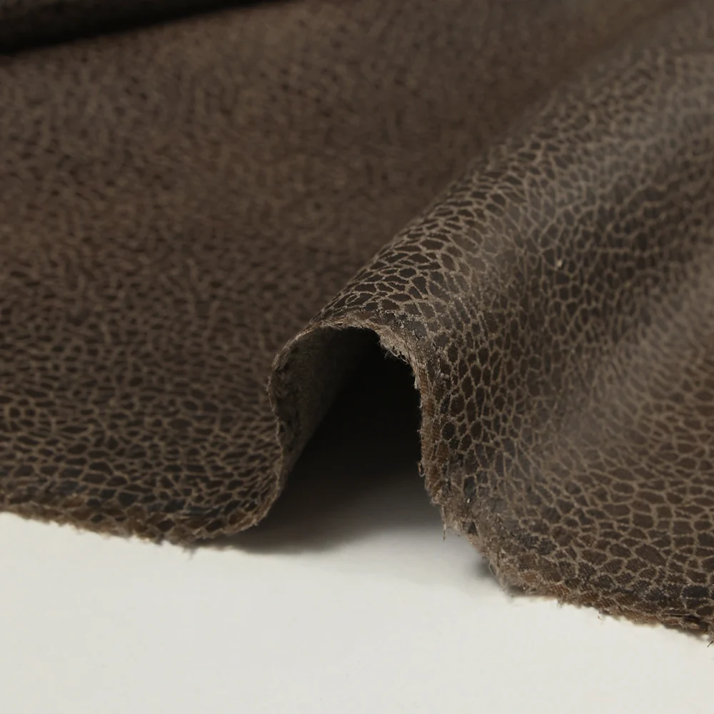 Suédine jersey aspect cuir Joakim chocolat - Image 7