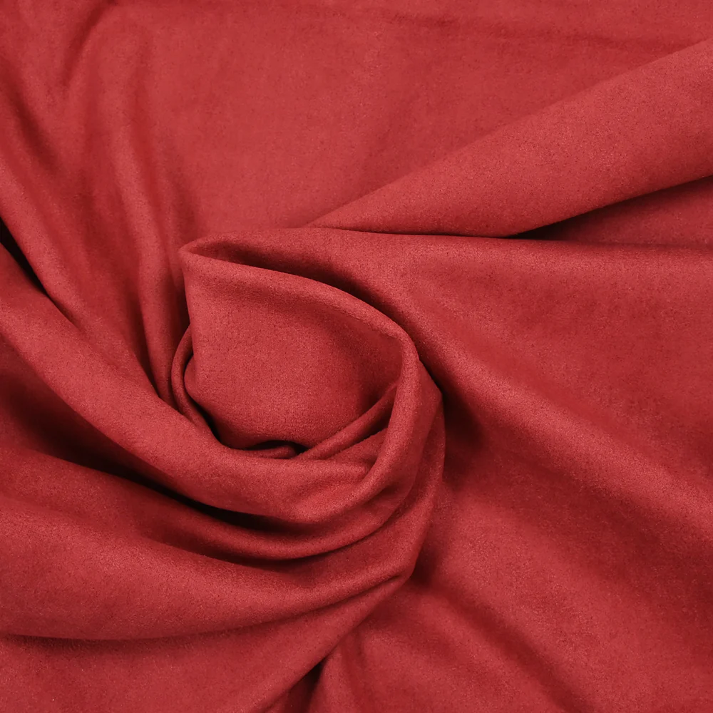 Suédine jersey rouge - Image 2