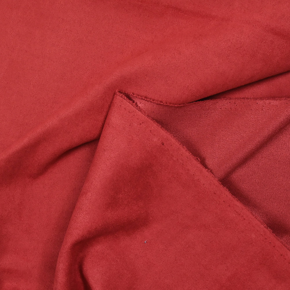 Suédine jersey rouge - Image 3