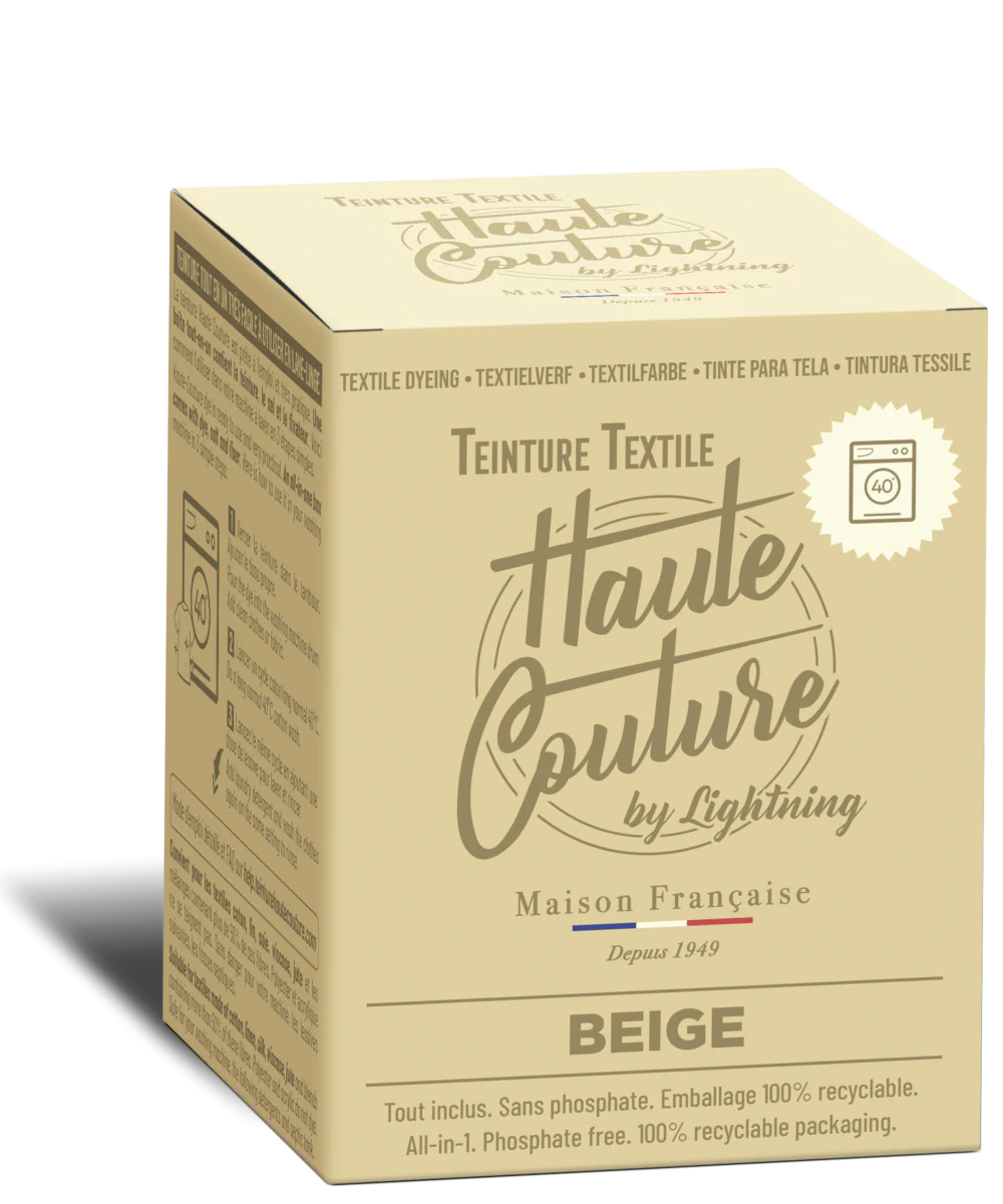 Teinture textile Haute Couture - beige