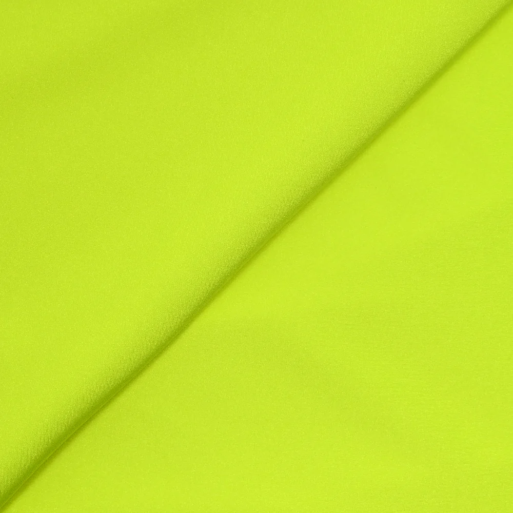Tissu Maillot de bain jaune fluo