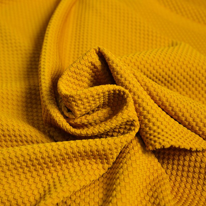 Jersey nid d'abeille moutarde - Image 2