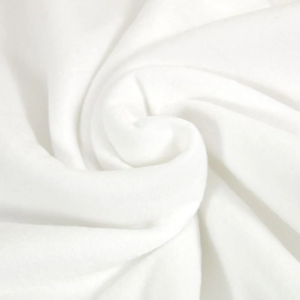 Tissu polaire blanc - Image 4