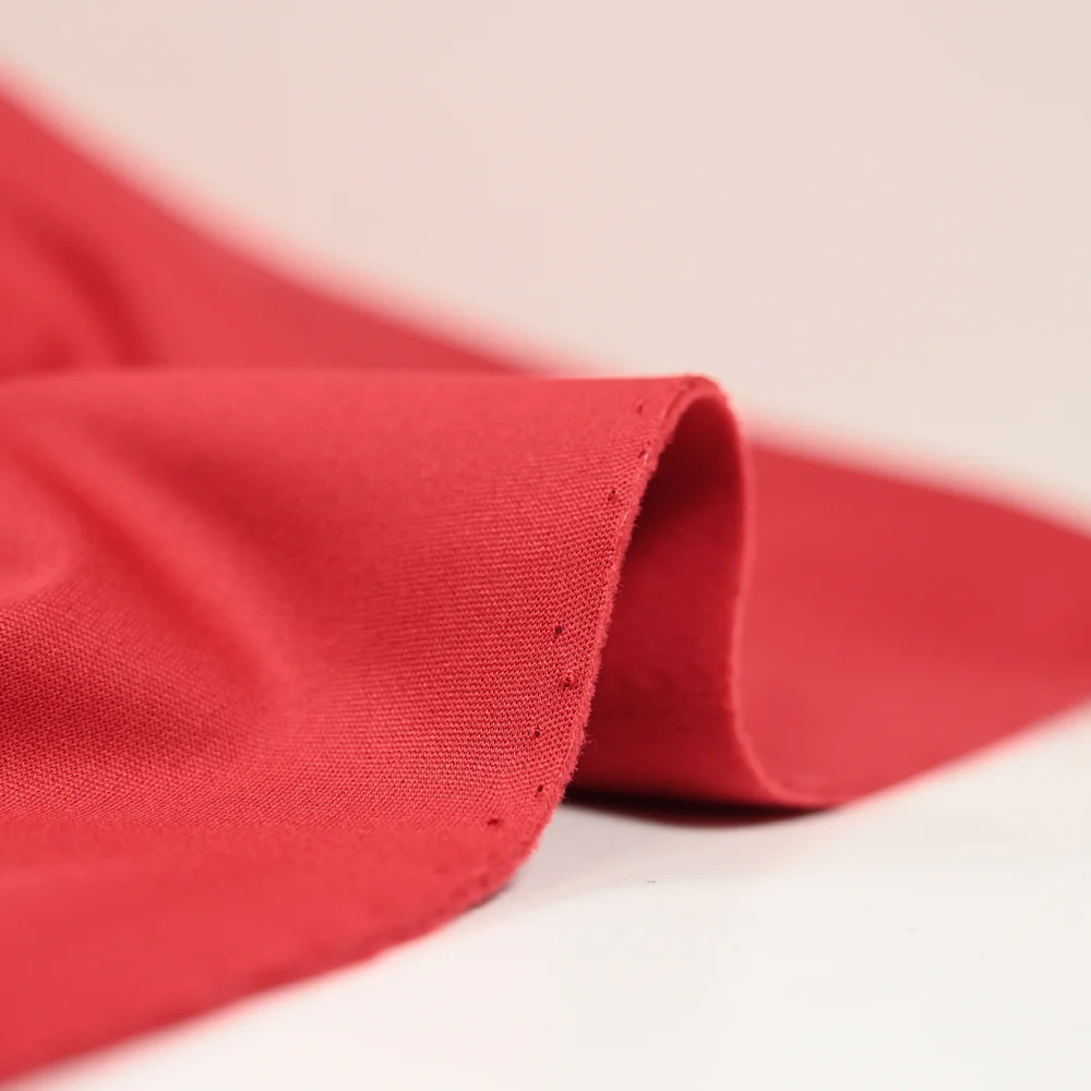 Tissu Softshell uni rouge - Image 5