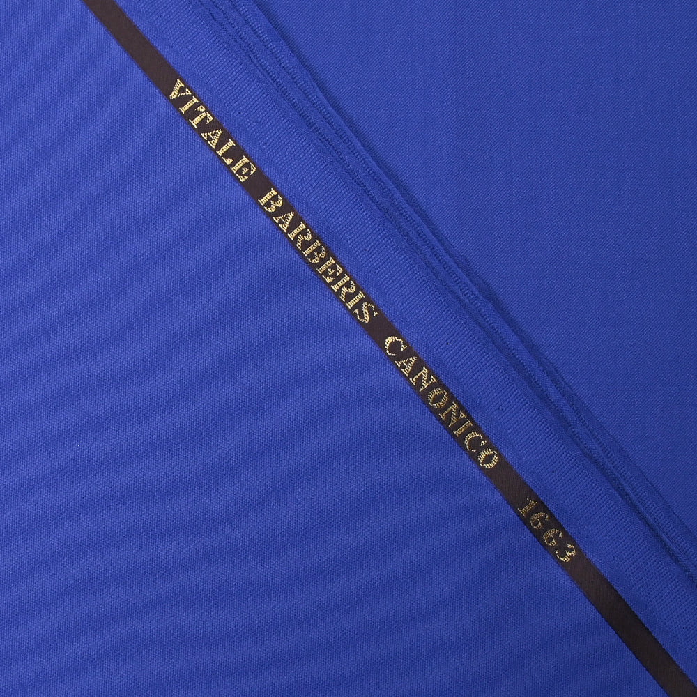 Tissu tailleur 100% laine Super 110's bleu azur - Image 4