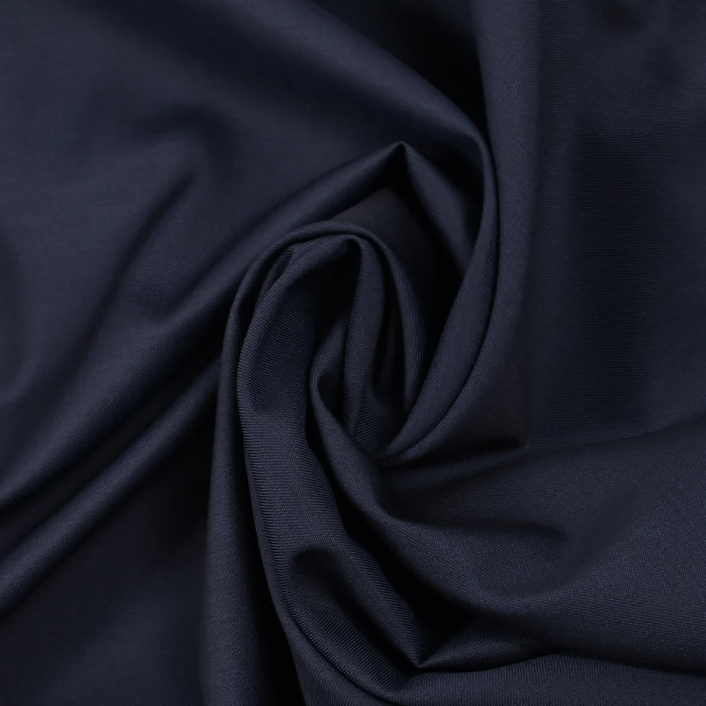 Tissu tailleur 100% laine Super 110's bleu sombre - Image 2