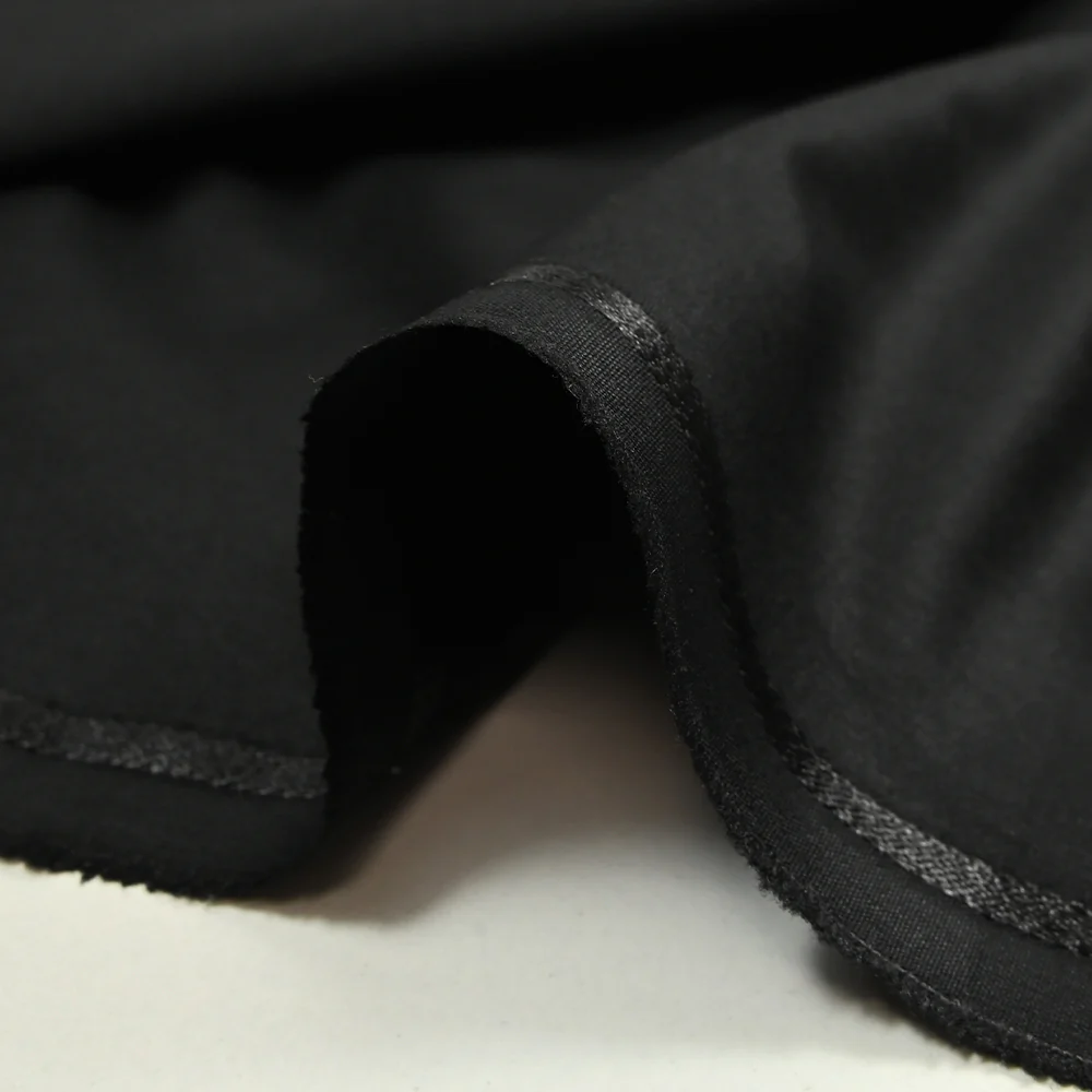 Tissu tailleur en polyester noir - Image 5