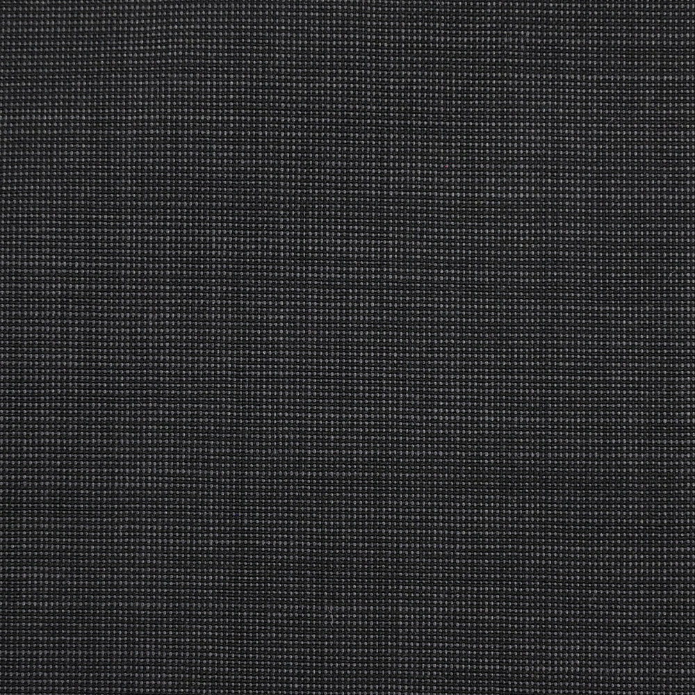Tissu tailleur laine mélangée fantaisie anthracite fond noir - Image 3