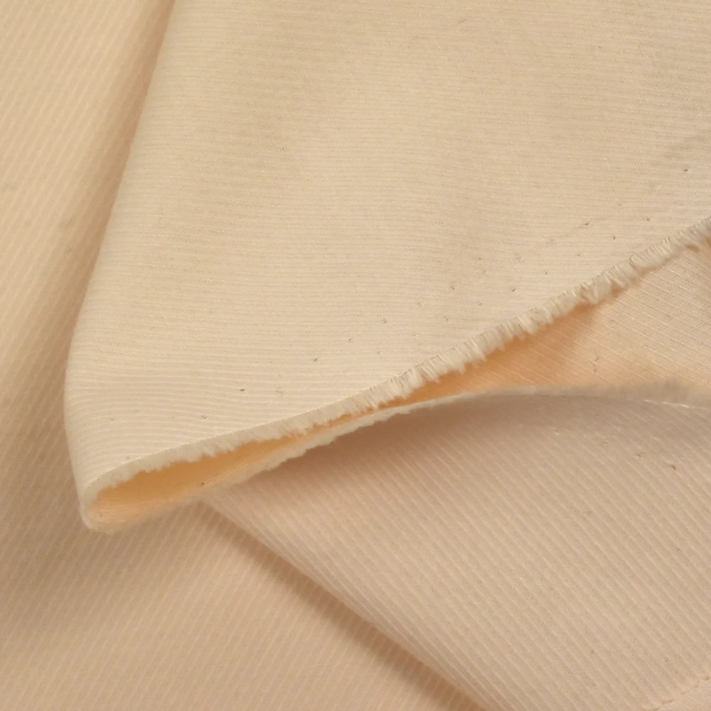 Twill de coton satiné coquille d'œuf - Image 3